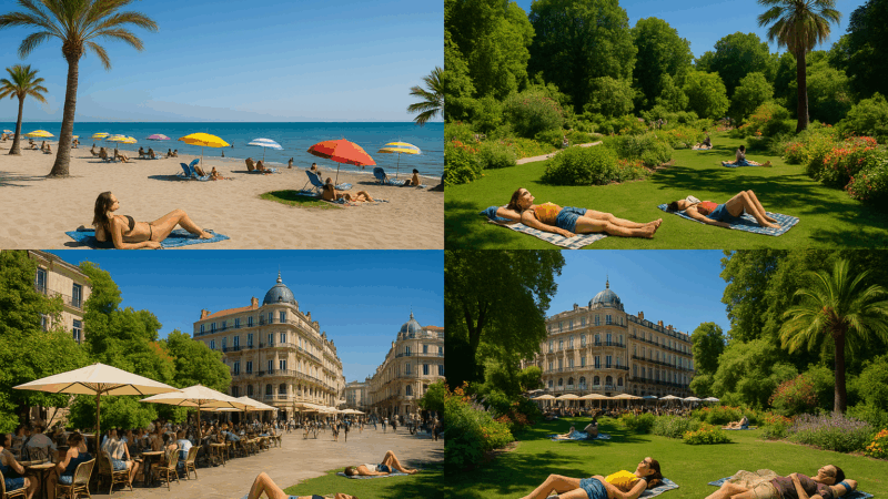 Où bronzer à Montpellier : les meilleurs spots en 2025