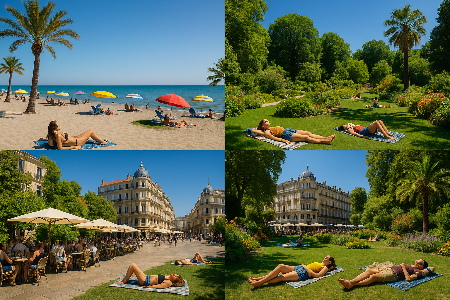Où bronzer à Montpellier : les meilleurs spots en 2025