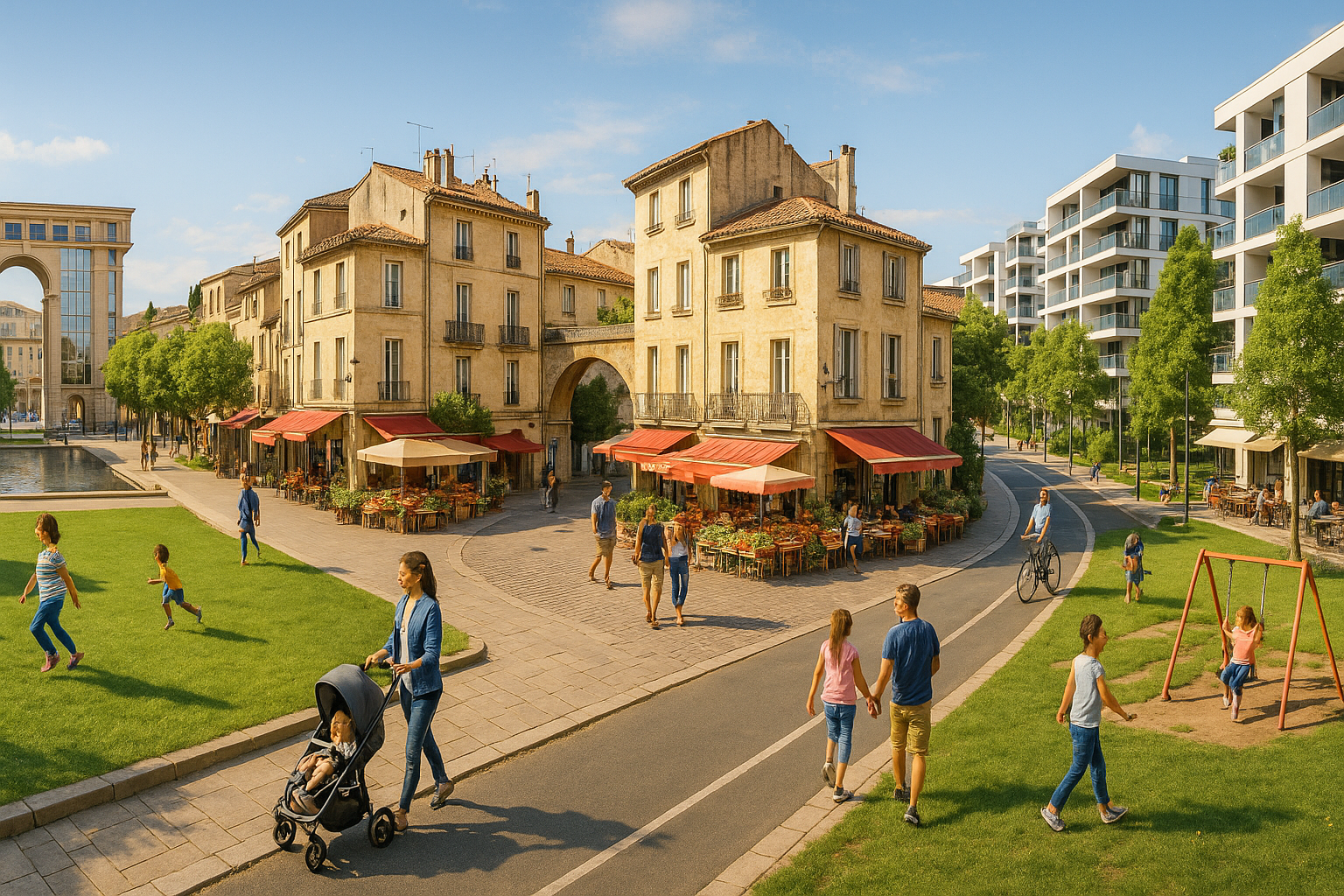 Où vivre en famille à Montpellier : les meilleurs quartiers pour s’installer