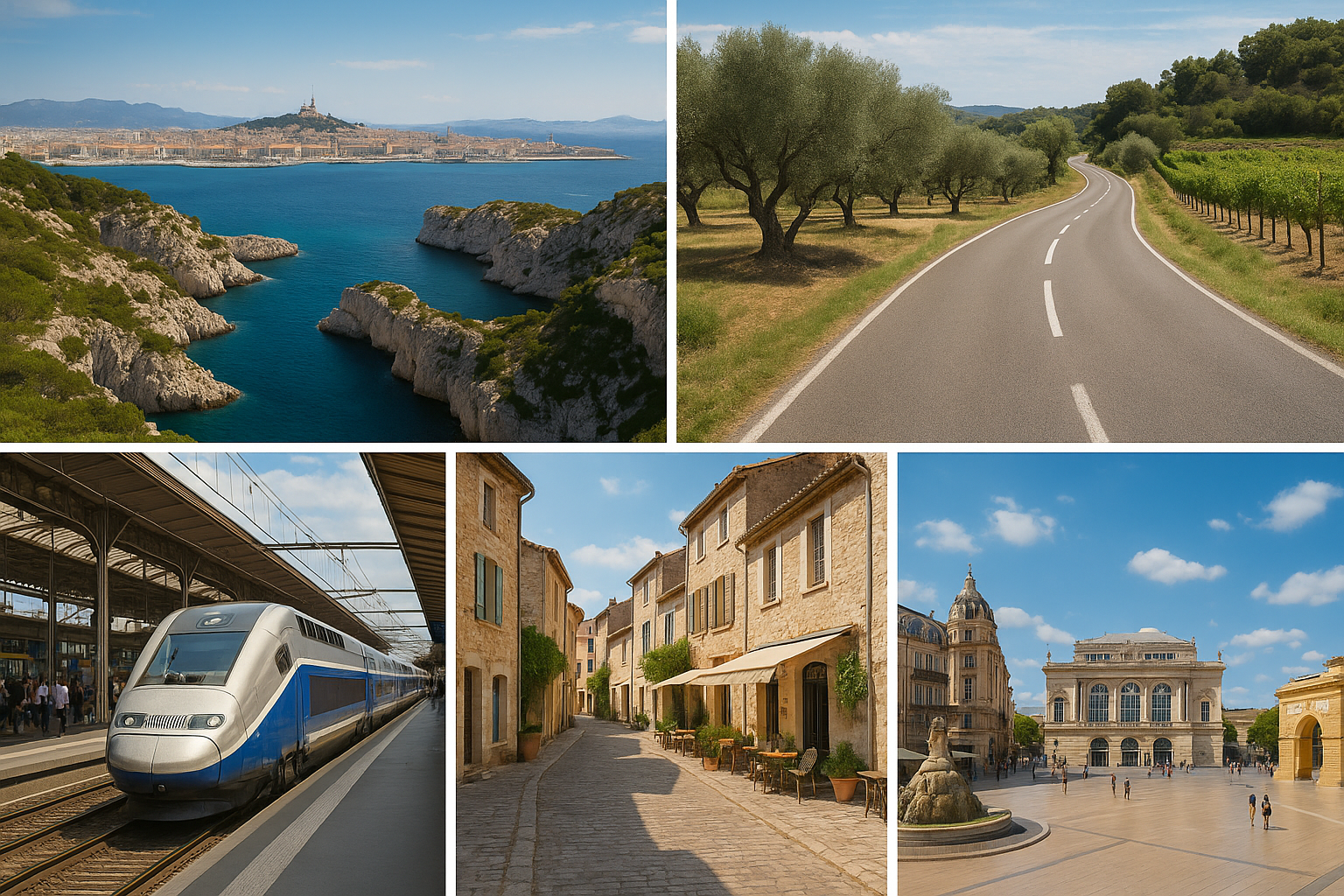 Comment se rendre de Marseille à Montpellier : Guide pratique et astuces