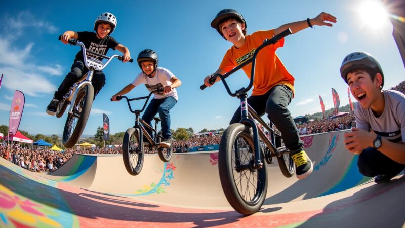 FISE Montpellier 2025 : des riders BMX passionnés, Gabin, Noah, Evan et Sasha, racontent leur expérience où le vélo devient une échappatoire