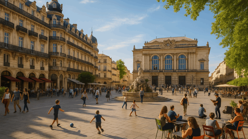 La place de la comédie à Montpellier : un lieu emblématique à découvrir