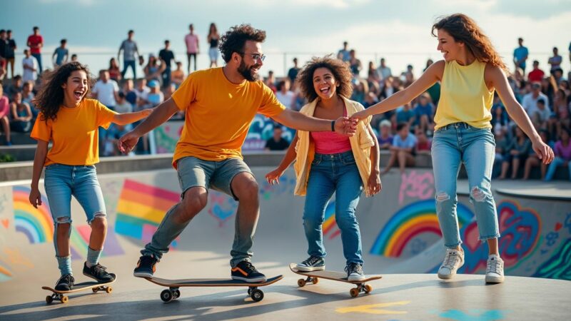 Skateboard et inclusion : la mission d’Apax Montpellier pour la fierté et l’égalité